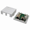 Dual Port Cat5e / CAT6 FTP Surface Mount Box